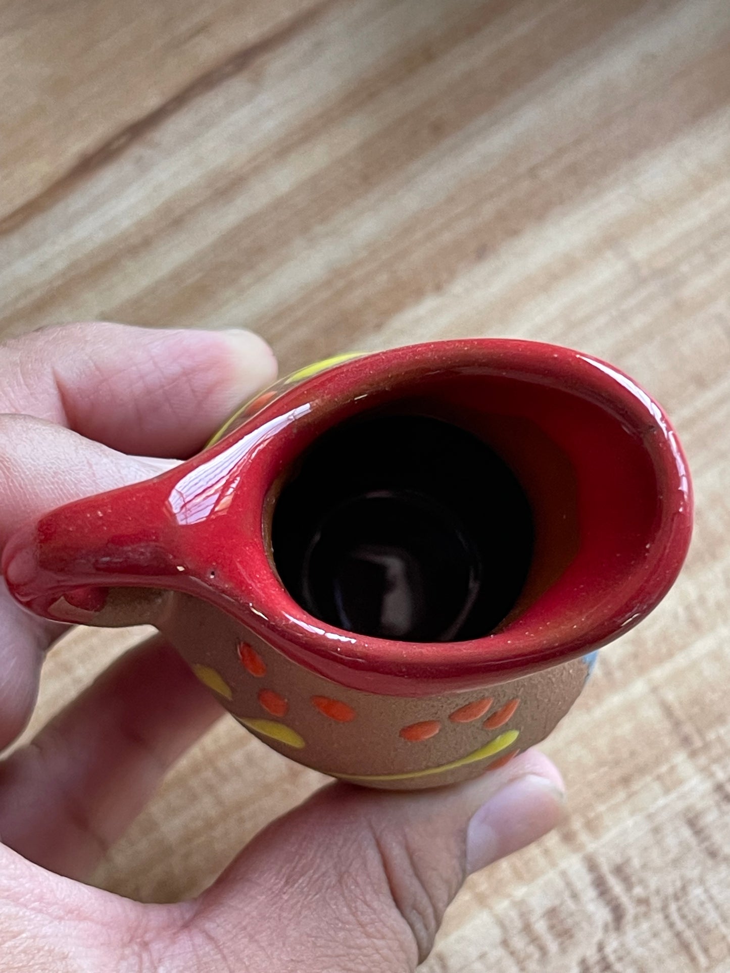 Jarrita Michoacán/artesnia mexicana/mini pitcher cup/mini jarrita de barro/mini florero de barro/mini pitcher glass shot