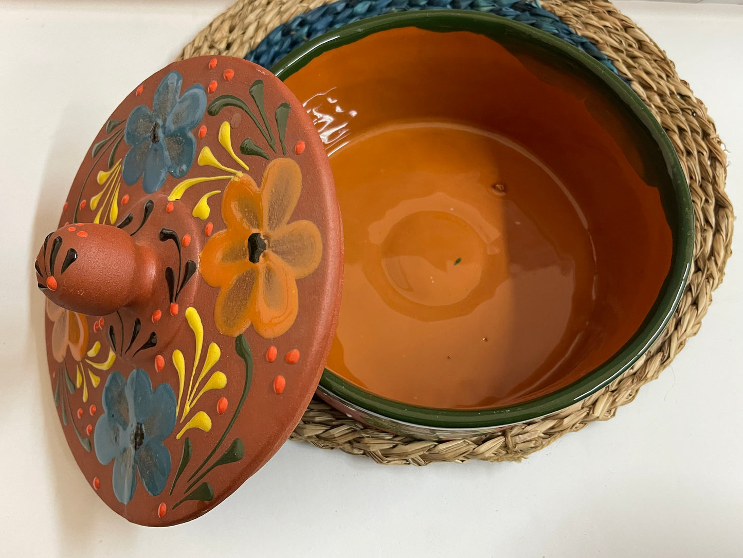 Tortillero de barro Michoacán/tortilla warmer Michoacán/artesanía mexicana/tortilla keeper/ceramic warmer/mexico tortilla warmer