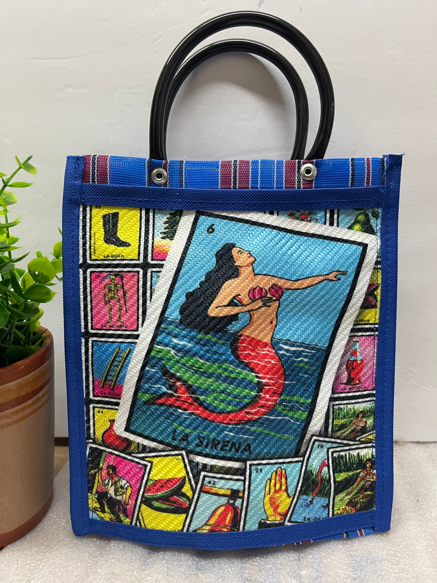 Mexican Tote Bag. Mexican Mercado bag.Mexican gift bag. Loteria Mexican gift bag. Mexican treat bag.Mexican goodie bag. Reusable shopping bag