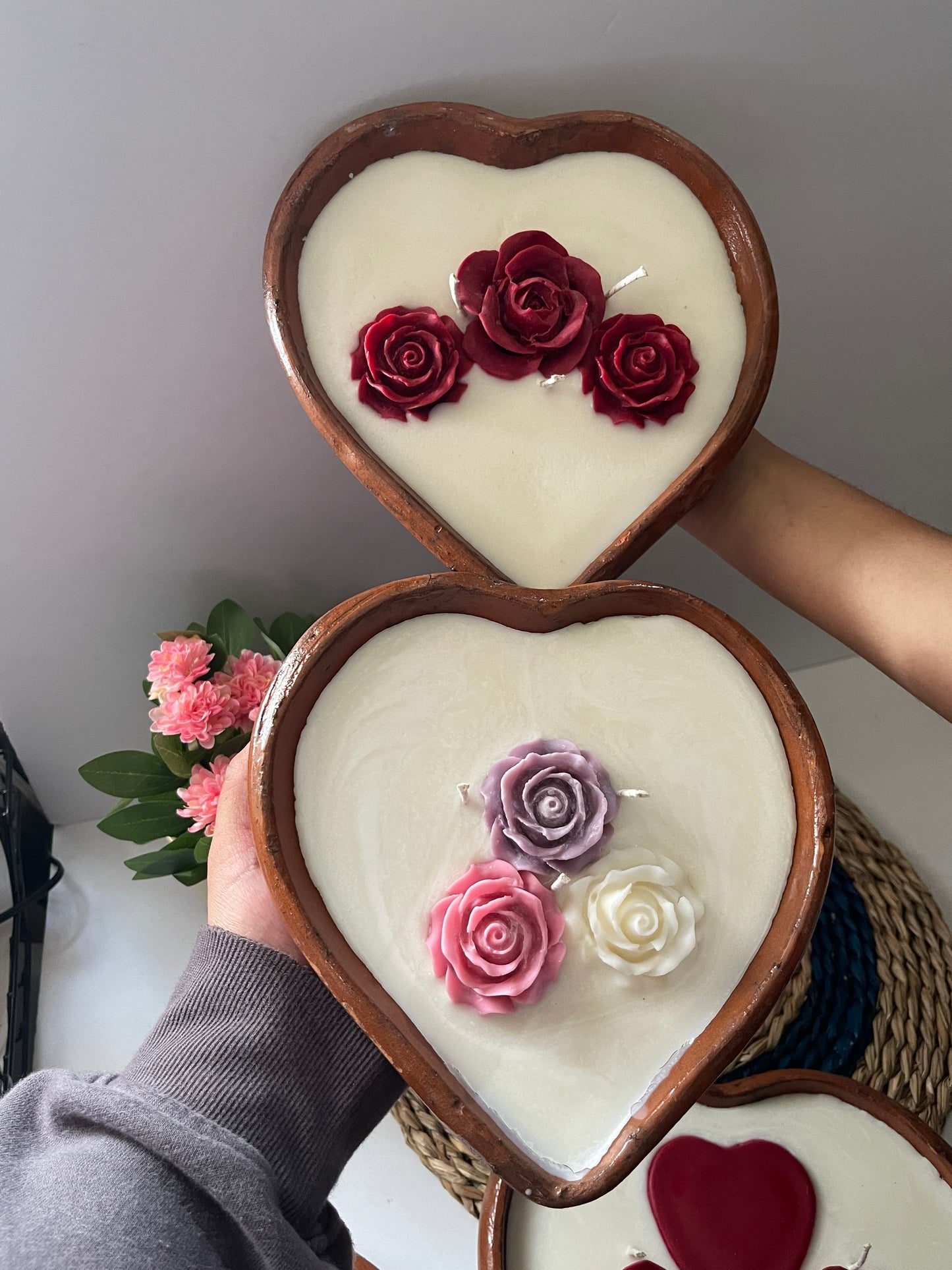 Mother’s Day Sale! Vela Amor Eterno/EverAfter heart candle/soy wax candle/handmade/hand poured/mexico candle/unscented candle/valentines gift/Mother’s Day gift
