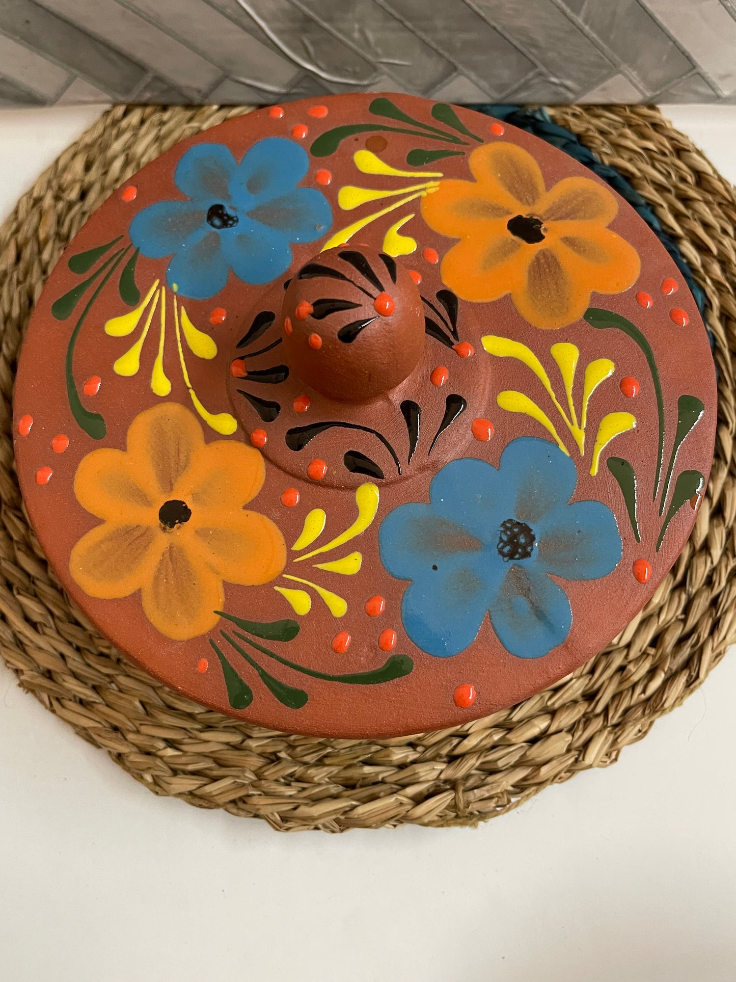 Tortillero de barro Michoacán/tortilla warmer Michoacán/artesanía mexicana/tortilla keeper/ceramic warmer/mexico tortilla warmer