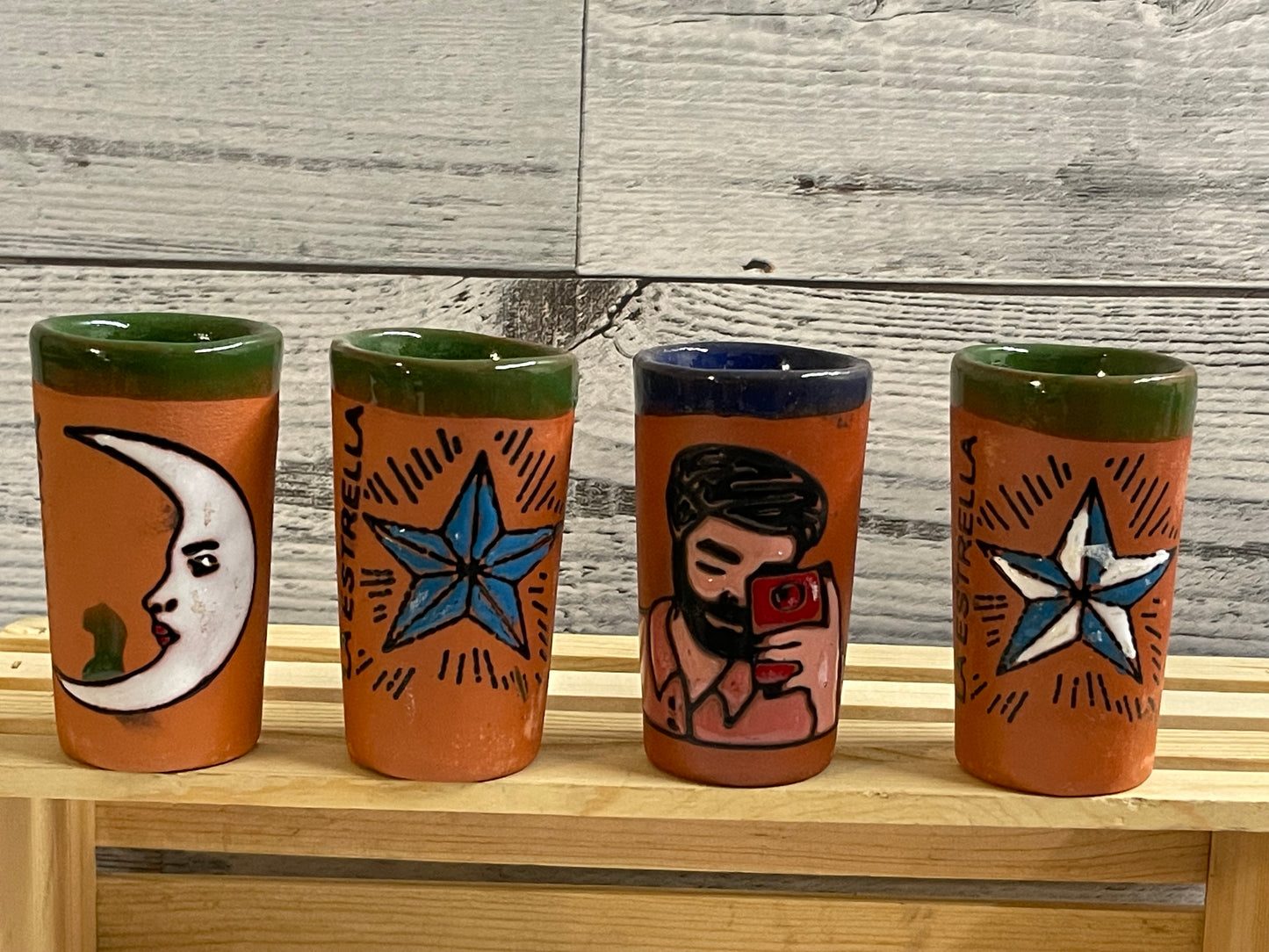 Loteria glass shot/tequileros loteria