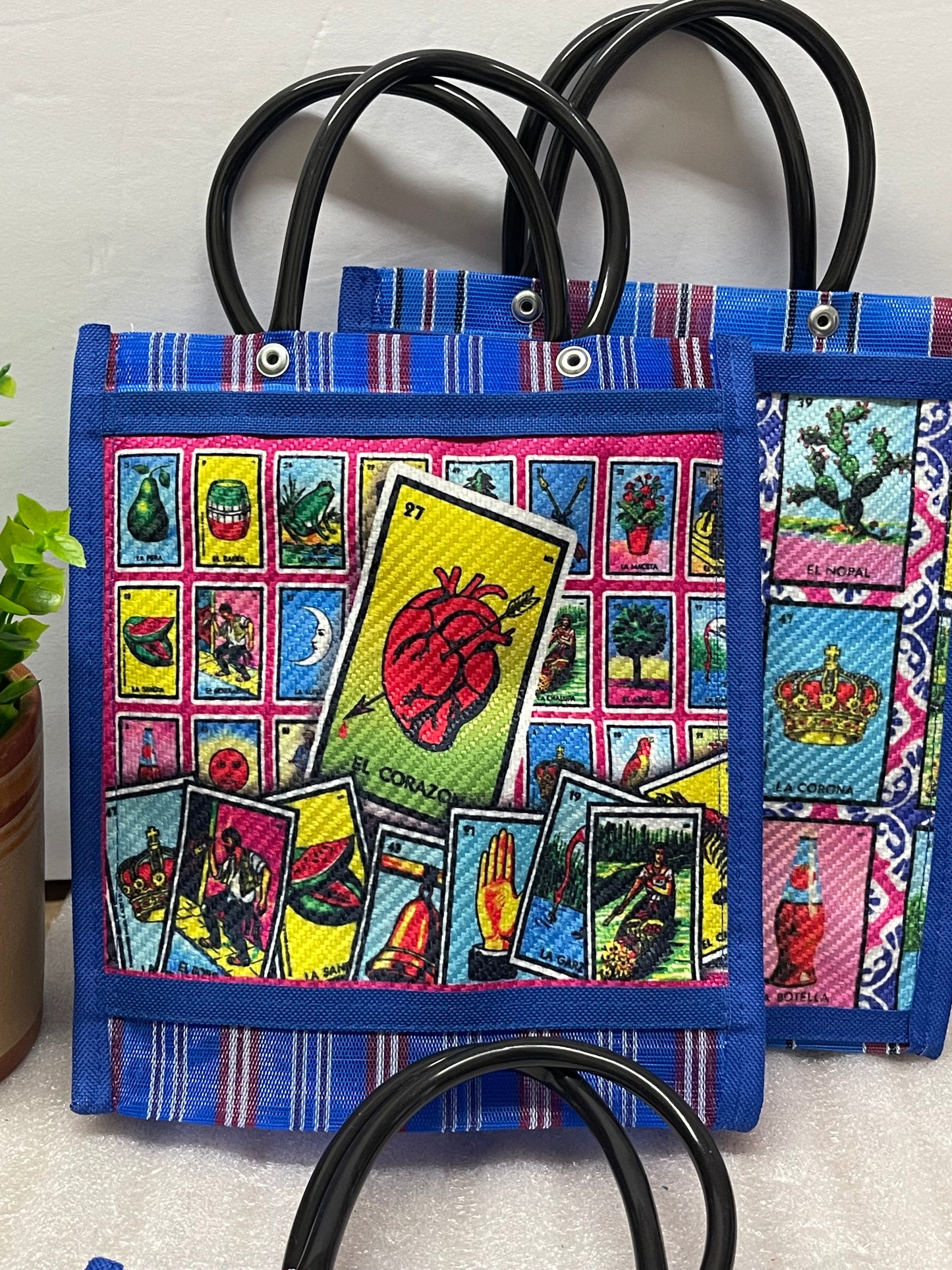 Mexican Tote Bag. Mexican Mercado bag.Mexican gift bag. Loteria Mexican gift bag. Mexican treat bag.Mexican goodie bag. Reusable shopping bag