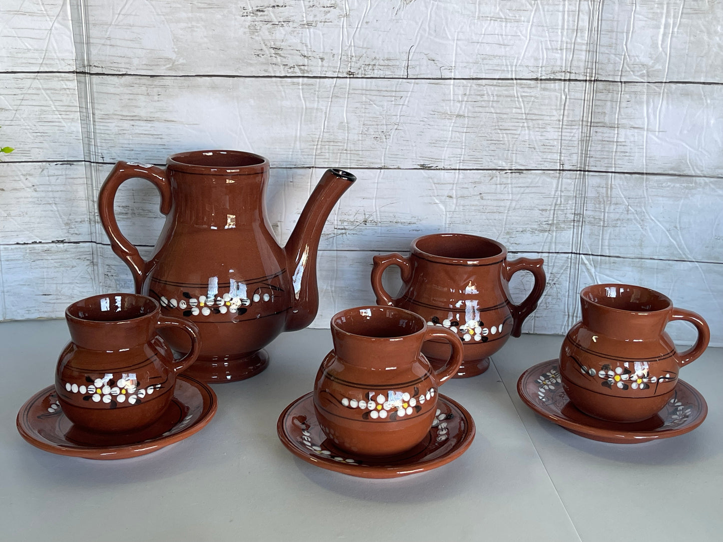 Xocolatl teapot 10pc gift set/hot chocolate gift set/teapot gift set/coffee gift set/mexico teapot gift set/chocolate teapot gift set