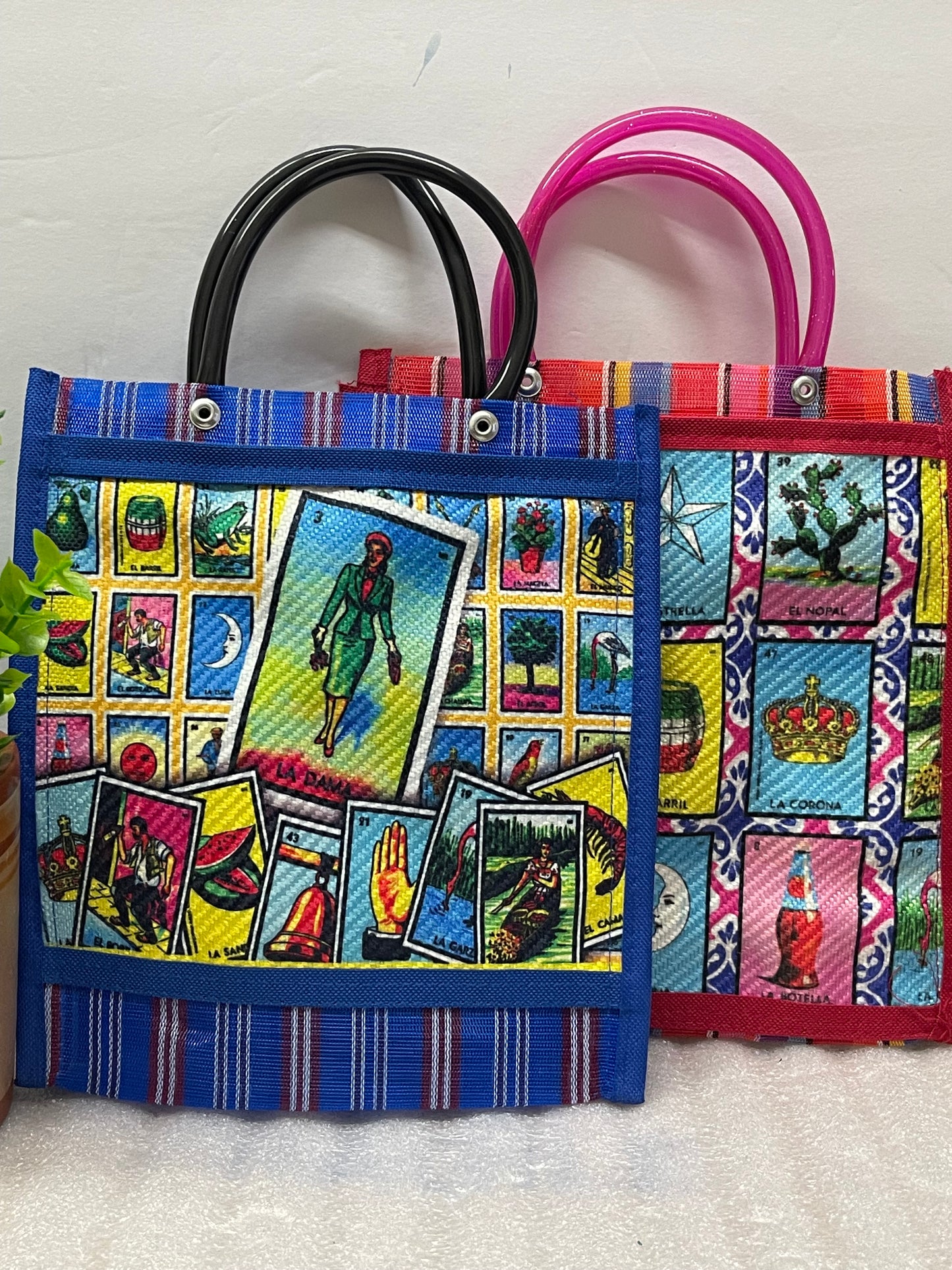 Mexican Tote Bag. Mexican Mercado bag.Mexican gift bag. Loteria Mexican gift bag. Mexican treat bag.Mexican goodie bag. Reusable shopping bag