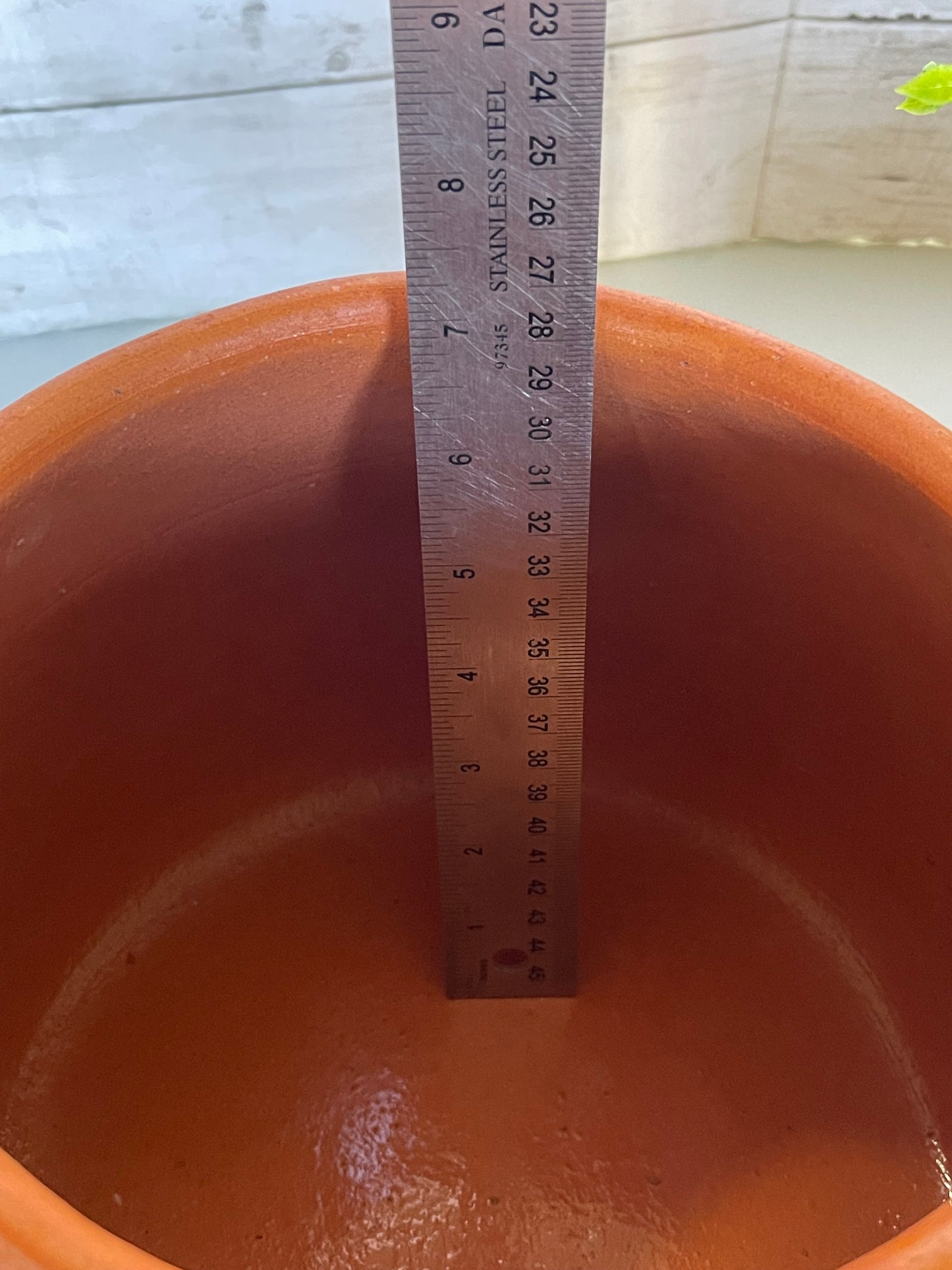 MexicoTerracotta bean pot with lid large pot 4-5liter/olla frijolera de barro con tapa 4-5litros
