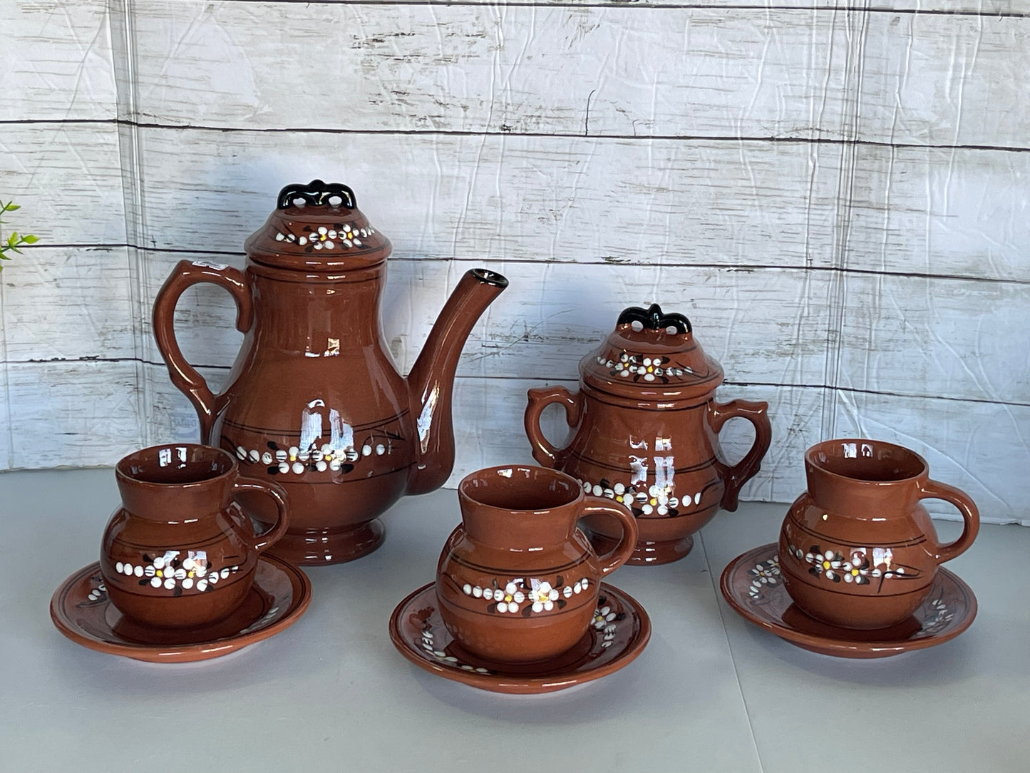 Xocolatl teapot 10pc gift set/hot chocolate gift set/teapot gift set/coffee gift set/mexico teapot gift set/chocolate teapot gift set