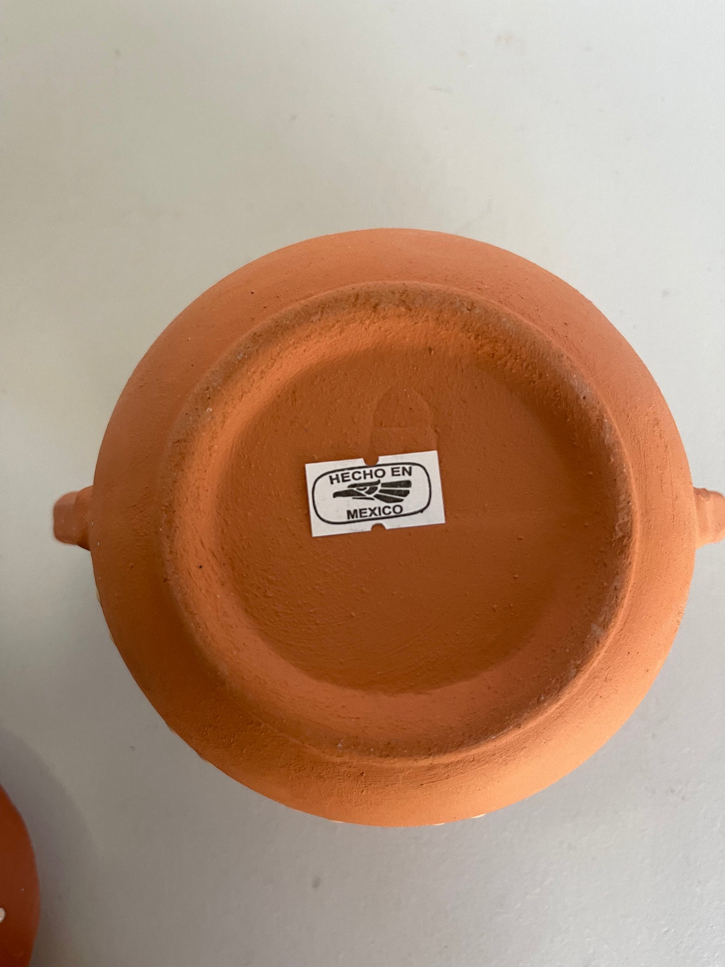 Azucarera de barro/terracotta canister/terracotta condiment storage saver/clay canister