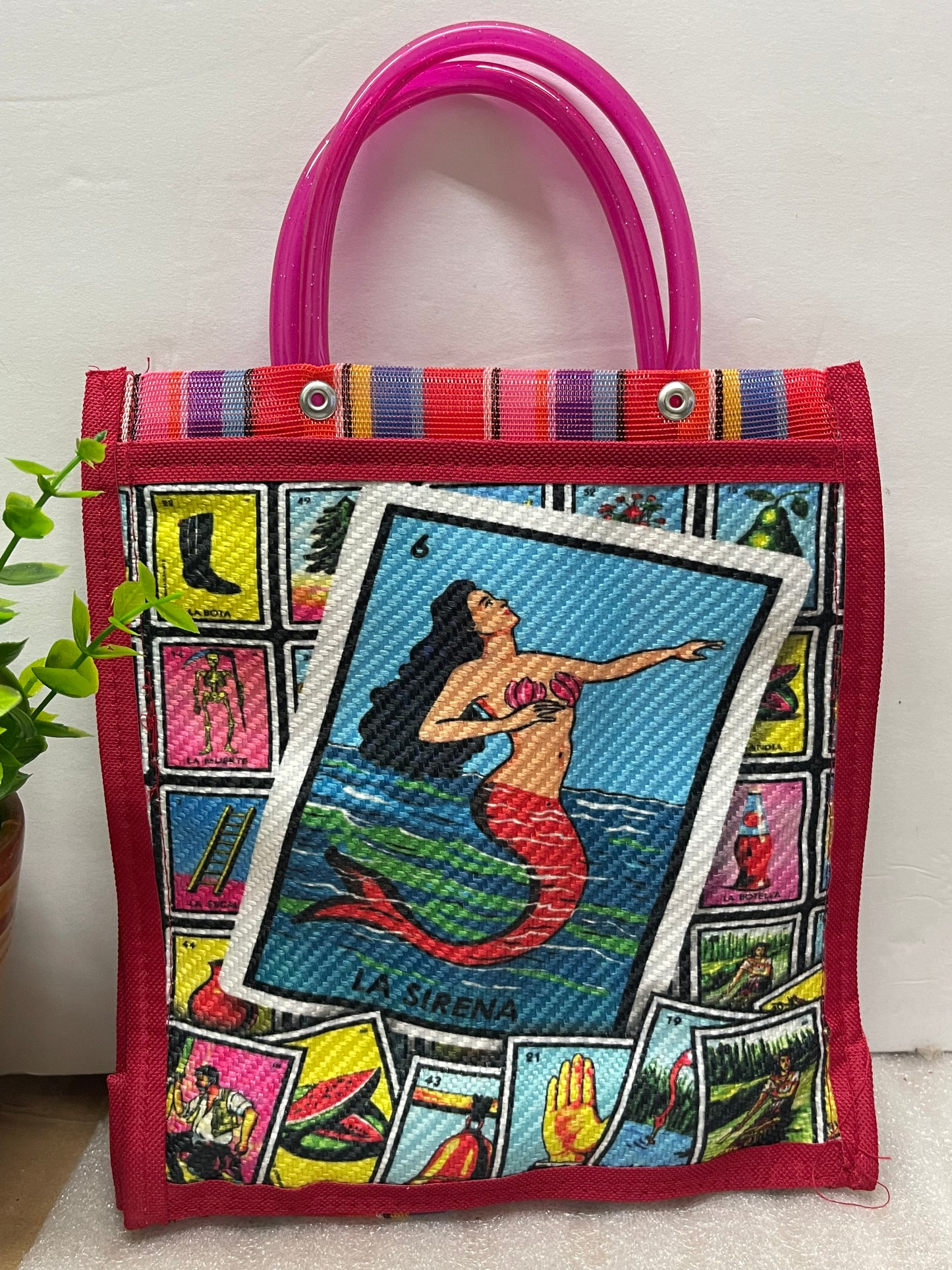 Mexican Tote Bag. Mexican Mercado bag.Mexican gift bag. Loteria Mexican gift bag. Mexican treat bag.Mexican goodie bag. Reusable shopping bag