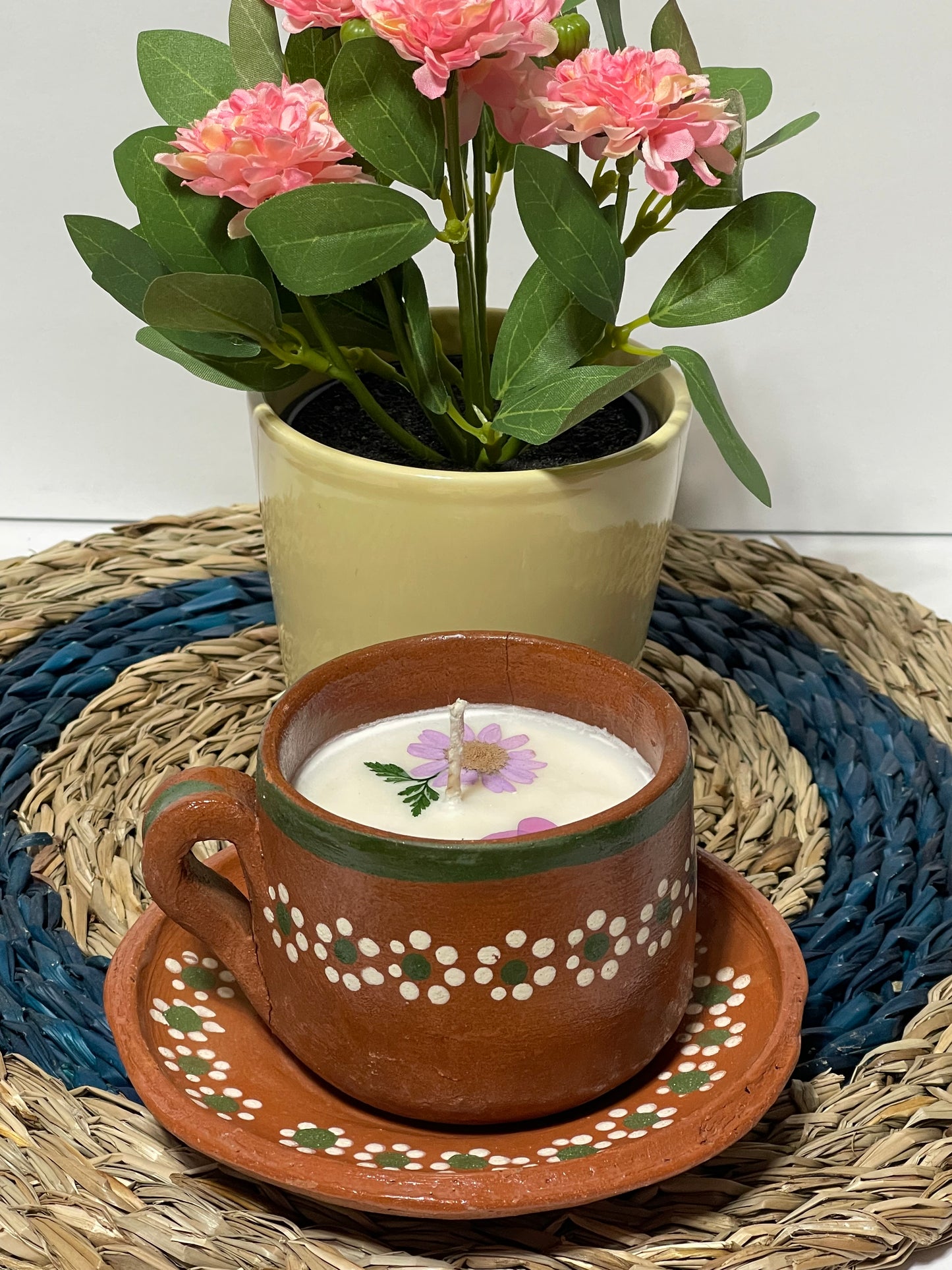 Mother’s Day Sale! Tazita scented candle/Mexican Scented Candle/ Hand Poured/Tazita Gift Set /Mexican Rustic Candle Mug Scented/Mothers day gift/valentines gif