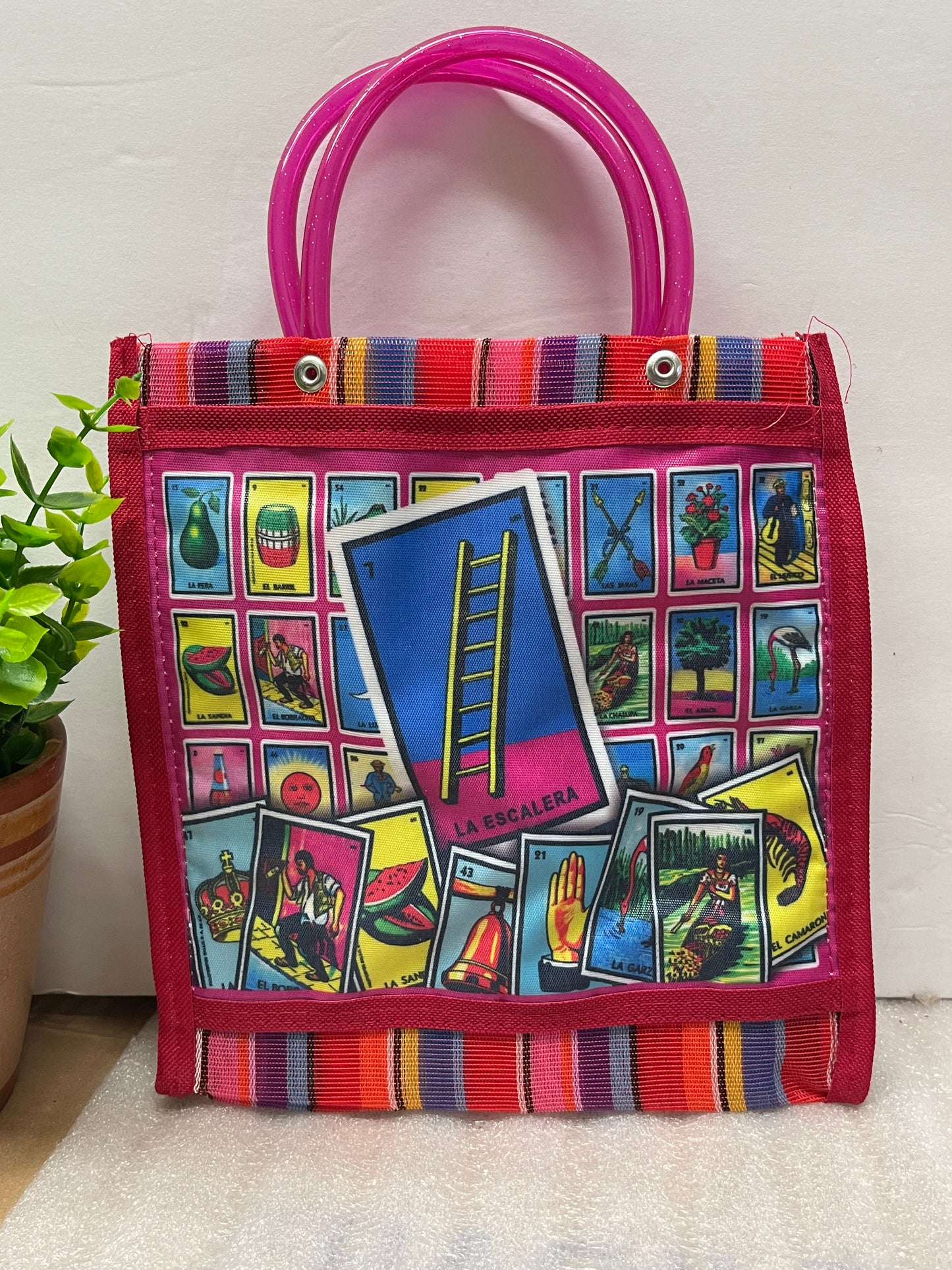 Mexican Tote Bag. Mexican Mercado bag.Mexican gift bag. Loteria Mexican gift bag. Mexican treat bag.Mexican goodie bag. Reusable shopping bag