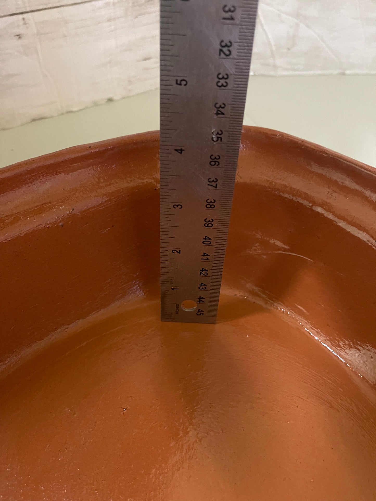 Cazuela arrocera de barro/clay casserole 2kg/Tonala clay casserole