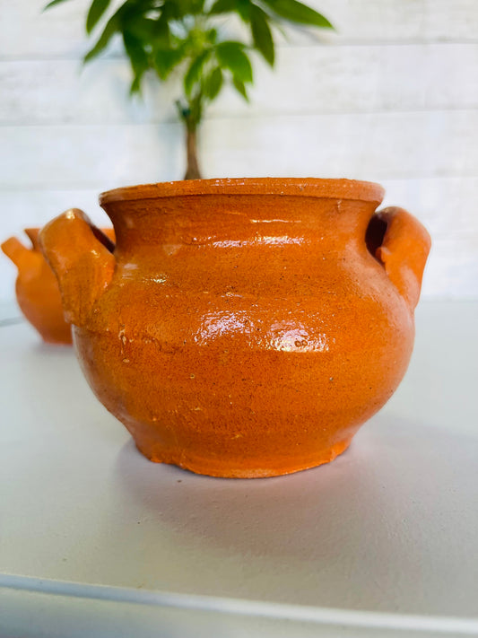 mini ollita de barro 3”/mini clay pot/mexico ollita de barro