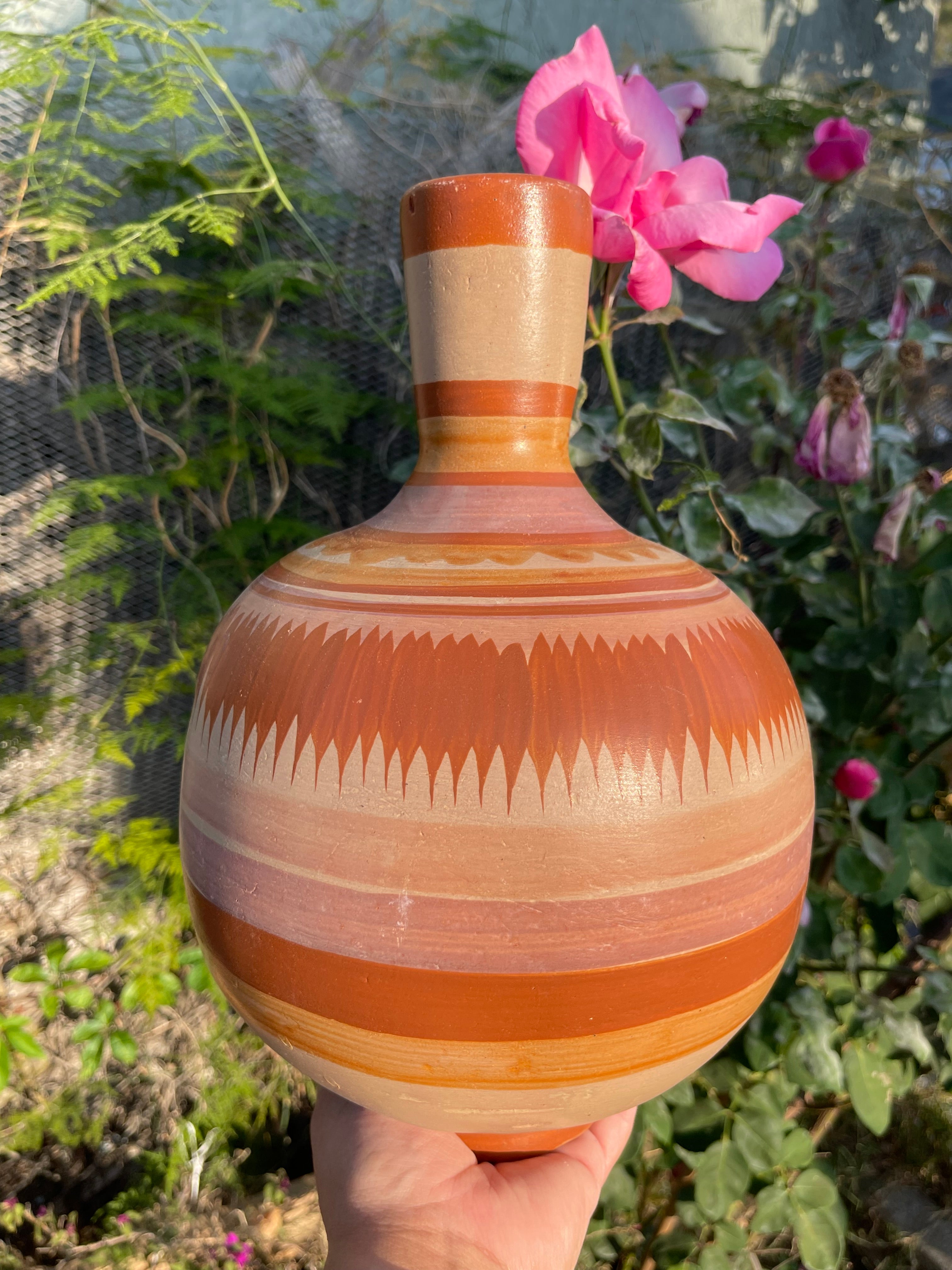 Mexico buy artisan hand crafted Vase jug NEW