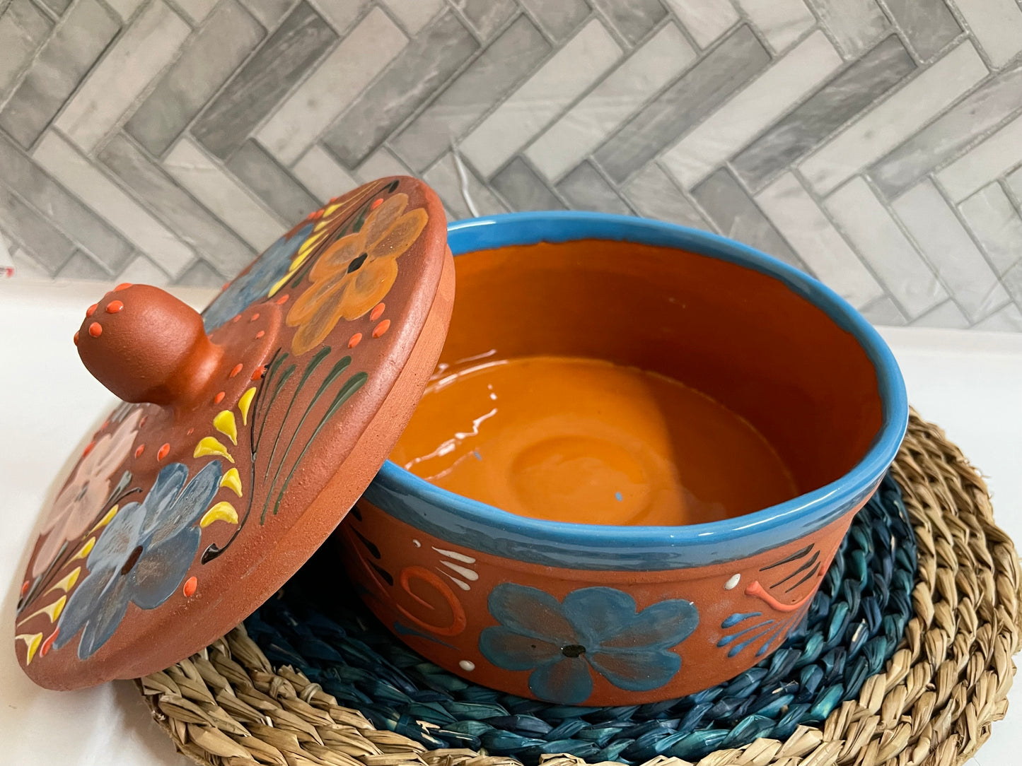 Tortillero de barro Michoacán/tortilla warmer Michoacán/artesanía mexicana/tortilla keeper/ceramic warmer/mexico tortilla warmer