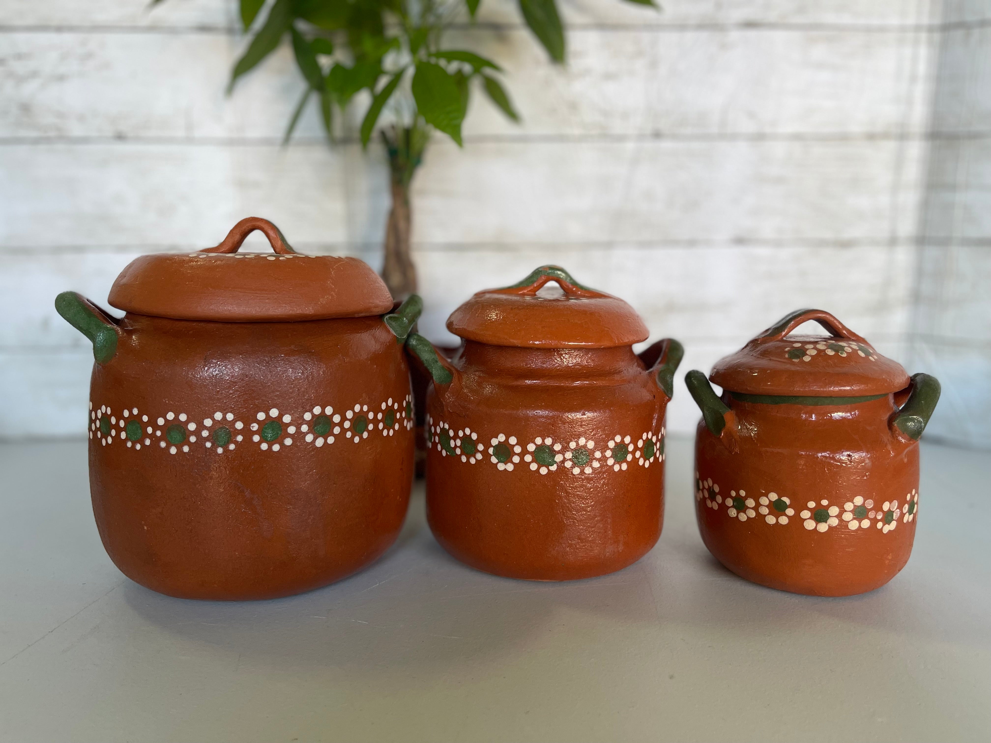 Antique Redware Bean newest Pot Mexican Painted