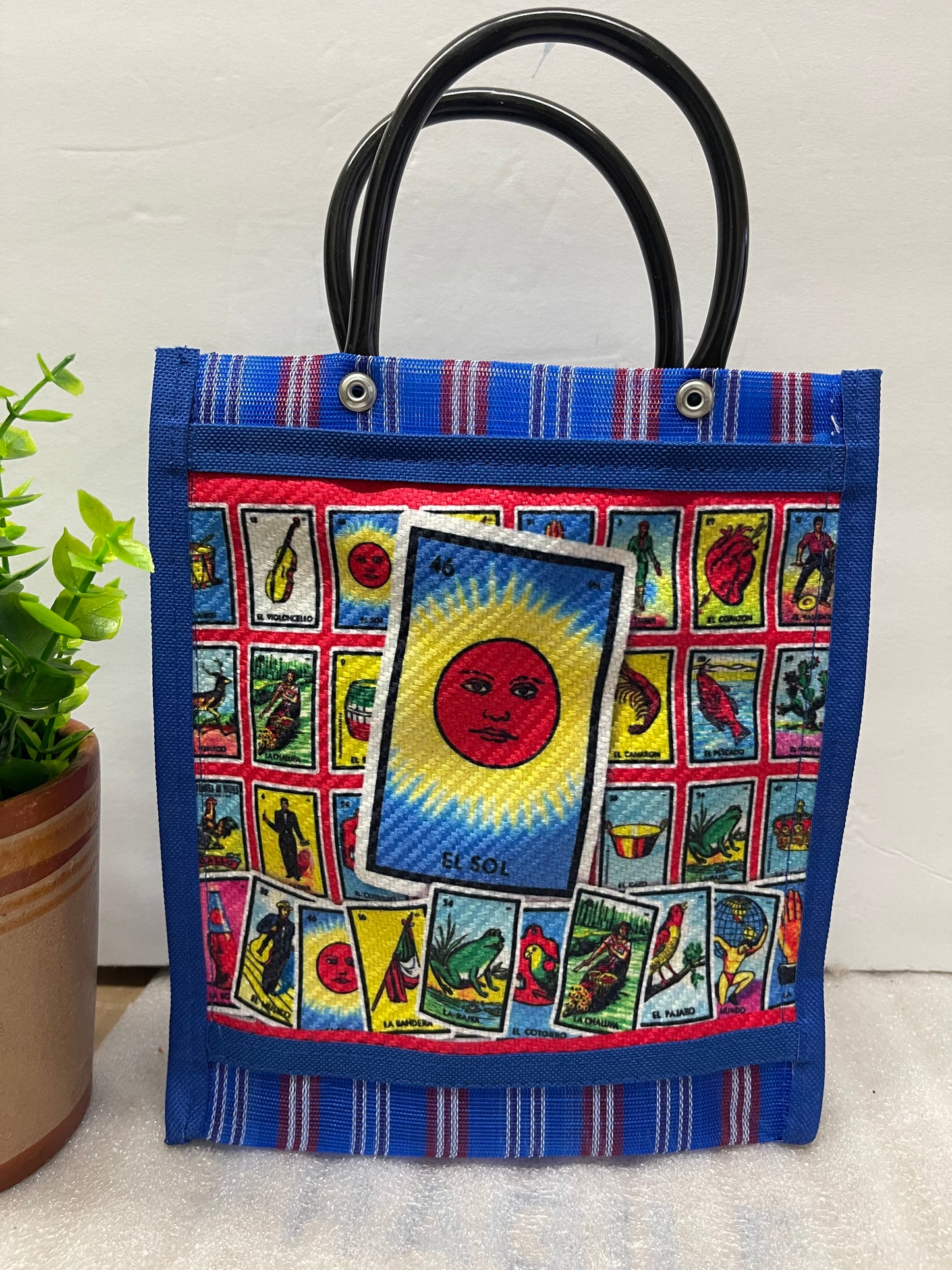 Mexican Tote Bag. Mexican Mercado bag.Mexican gift bag. Loteria Mexican gift bag. Mexican treat bag.Mexican goodie bag. Reusable shopping bag