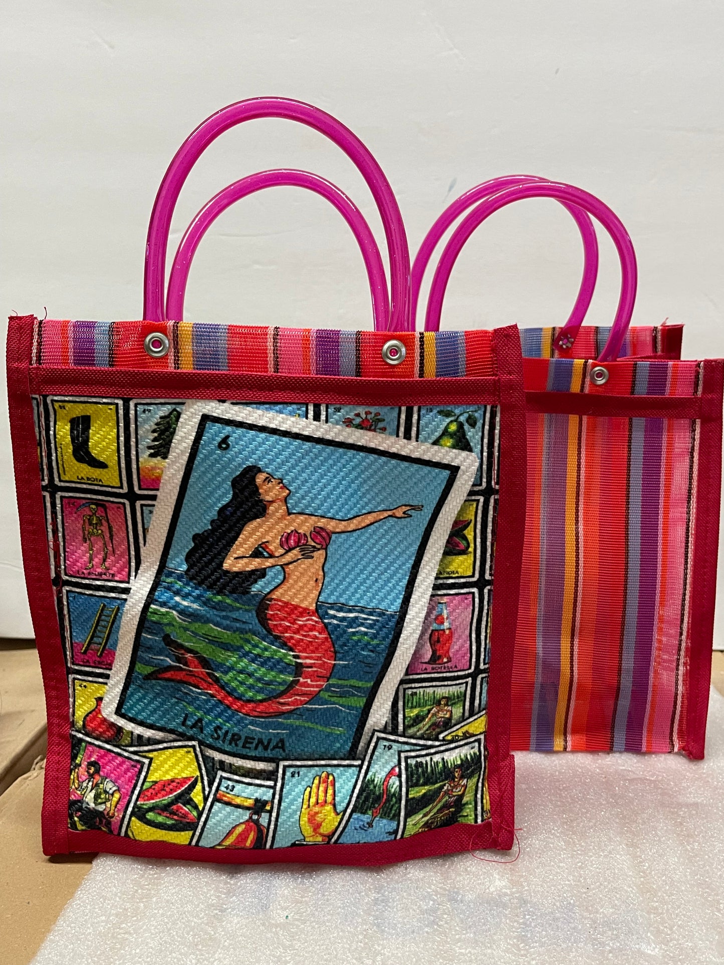 Mexican Tote Bag. Mexican Mercado bag.Mexican gift bag. Loteria Mexican gift bag. Mexican treat bag.Mexican goodie bag. Reusable shopping bag