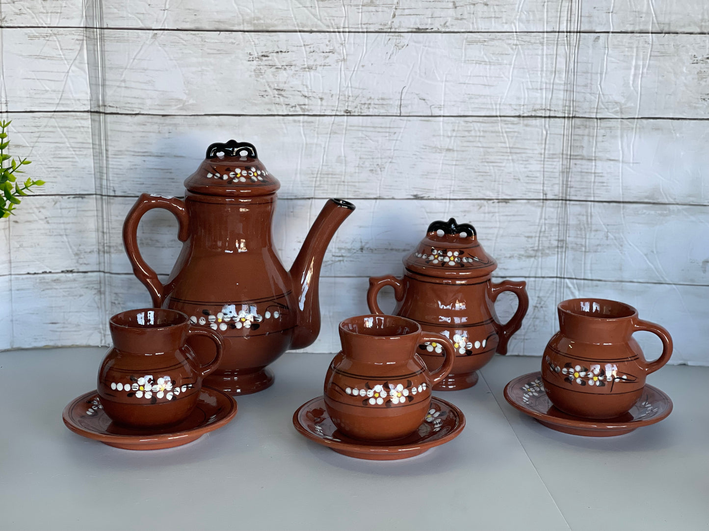 Xocolatl teapot 10pc gift set/hot chocolate gift set/teapot gift set/coffee gift set/mexico teapot gift set/chocolate teapot gift set