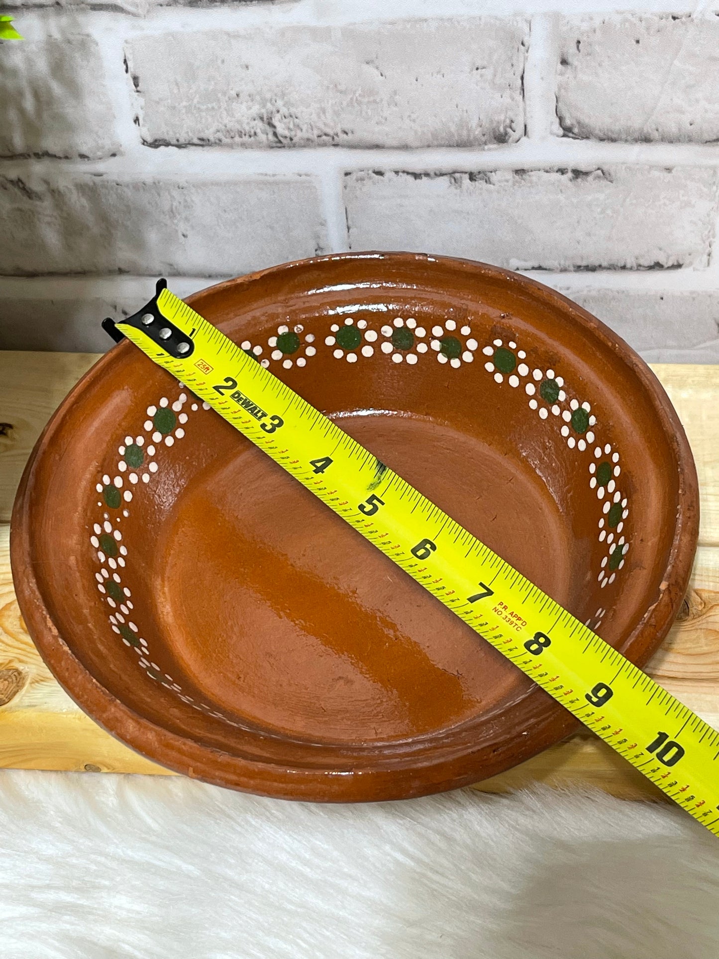 Mexican handmade rustic clay bowls set of 2- Platos pozoleros de barro
