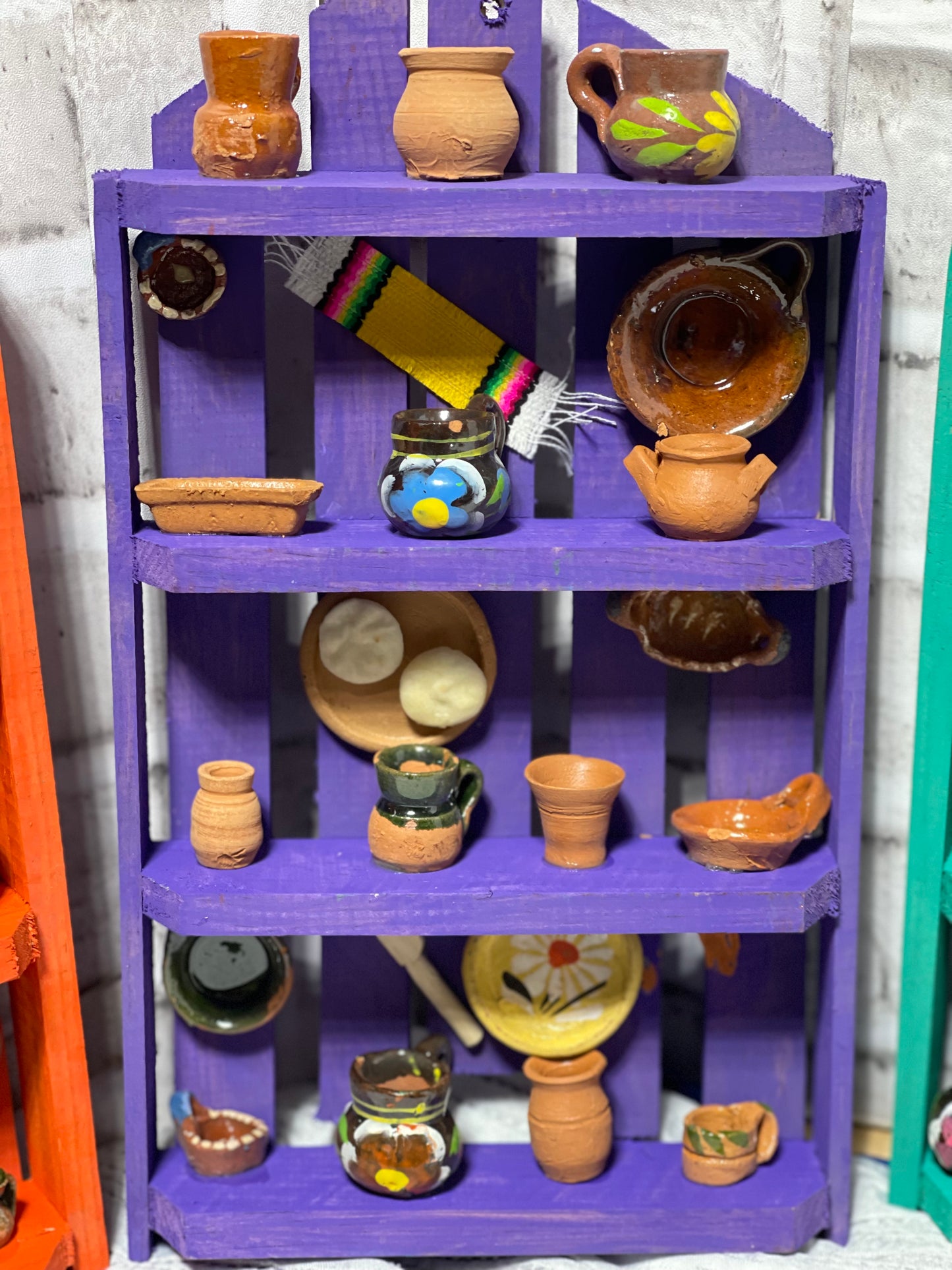 Miniature Mexican Kitchen | Trasterito de Madera | Mini Pottery and  Accessories